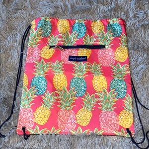 Simply Southern Pineapple Drawstring Bag